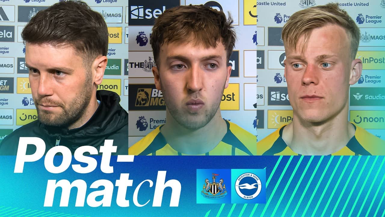 Post-match | Hurzeler, Hinshelwood and van Hecke | Newcastle v Brighton
