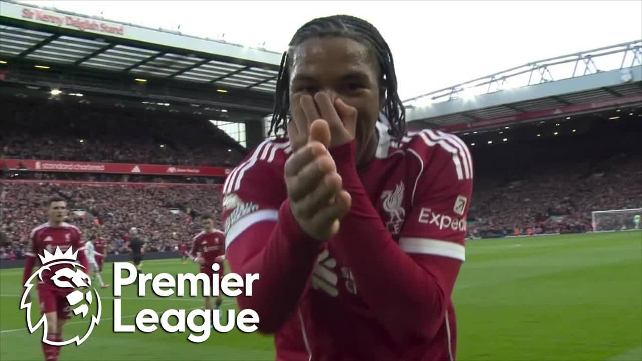 Rio Ngumoha's spectacular strike puts Liverpool ahead of Fulham | Premier League | NBC Sports