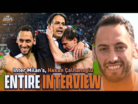 Will Inter clinch the Scudetto at the Milan derby?! | Hakan Çalhanoglu on Morning Footy | CBS Sports