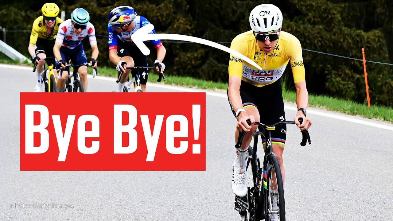 This Was Over The Moment Tadej Pogacar Attacked The Tour de Romandie 2026 Stage 4