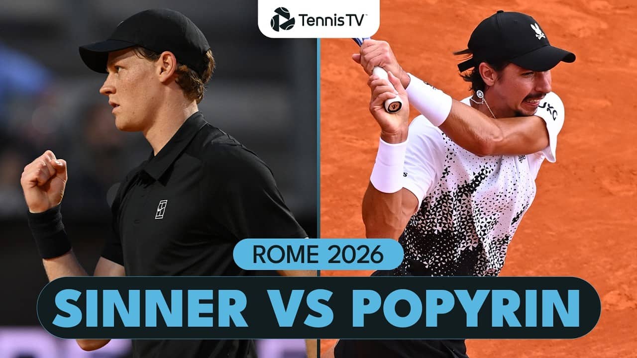Jannik Sinner MASTERCLASS 🤩 Jannik Sinner vs Alexei Popyrin Match Highlights | Rome 2026