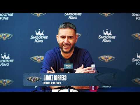 James Borrego recaps OT win | Pelicans-Rockets Postgame Interview 12/18/25