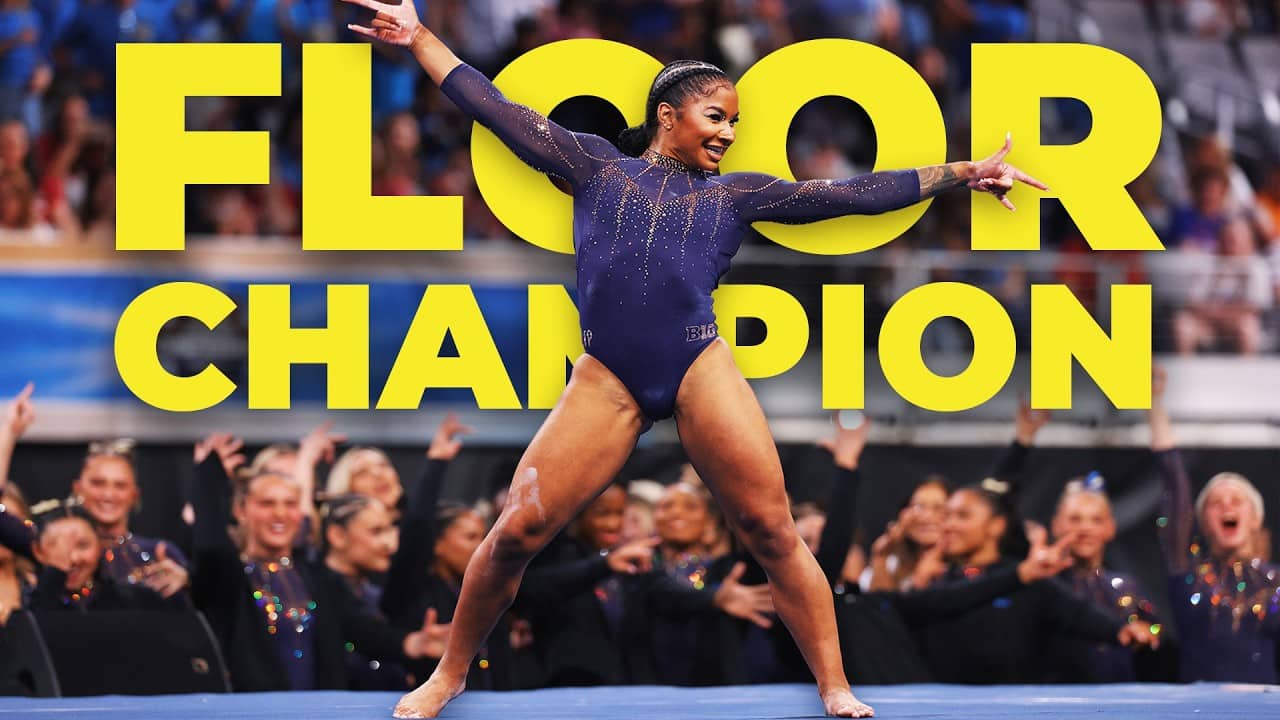 Jordan Chiles - Floor champion at the 2026 NCAA gymnastics championships