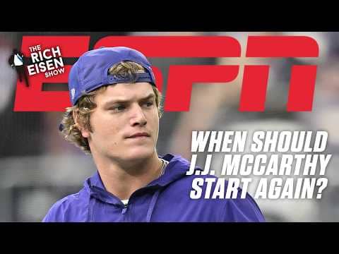 Judging the Vikings' decision on when to start J.J. McCarthy over Carson Wentz | The Rich Eisen Show