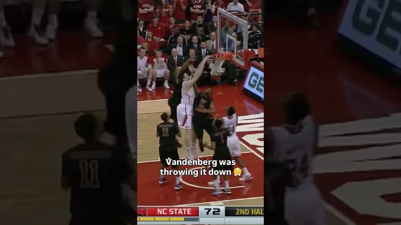 No one could stop him 😮‍💨 #ncstate #accbasketball #collegebasketball