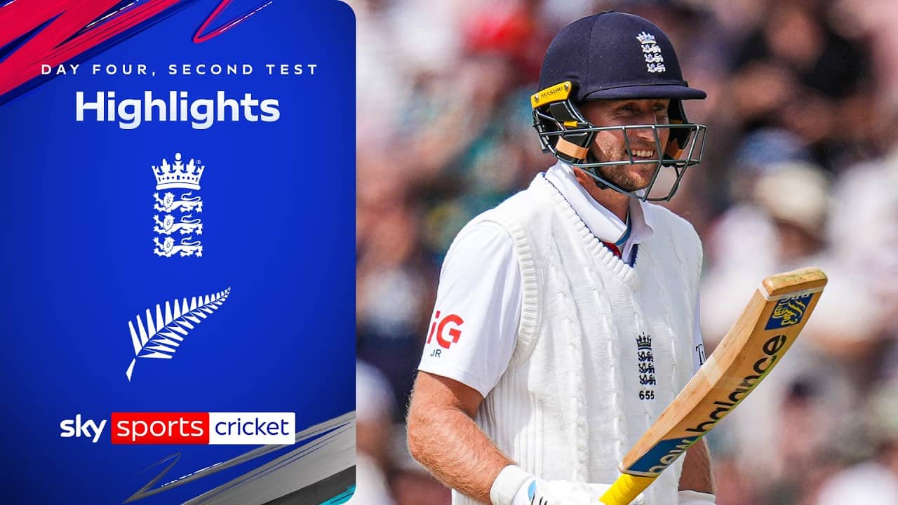 Joe Root surpasses 14,000 Test runs! | England vs New Zealand | Day Four, Second Test | Highlights
