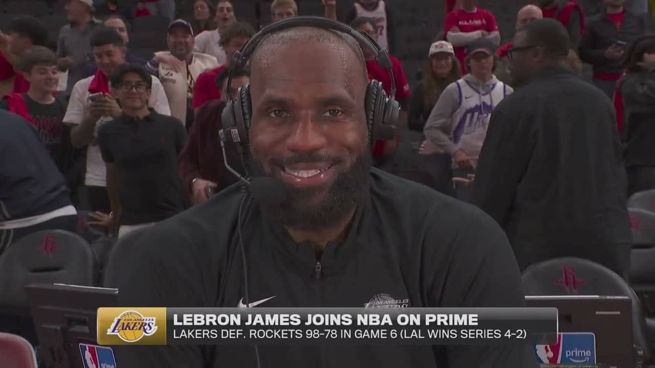 LeBron Speaks After Lakers Game 6 Win In Houston!