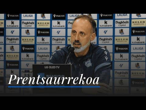 RUEDA DE PRENSA 14:00 | Pellegrino Matarazzo | Real Sociedad - CA Osasuna