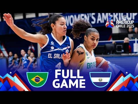 Brazil v El Salvador | Full Basketball Game | FIBA Women's AmeriCup 2025