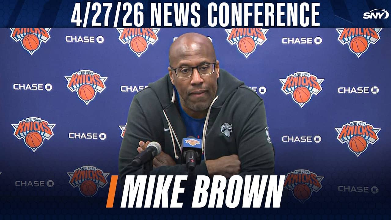 Knicks coach Mike Brown talks return to MSG, game strategy, and the right mindset in Game 5 vs Hawks