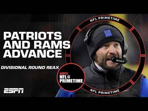 NEW ENGLAND & L.A. WIN ➡️ Sets up Patriots-Broncos, Rams-Seahawks Championship Games | NFL PrimeTime
