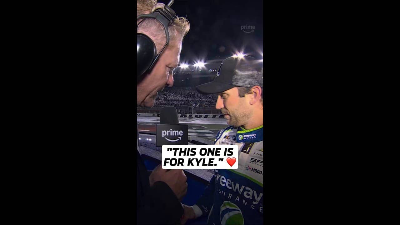 Daniel Suarez dedicated his win to Kyle Busch.