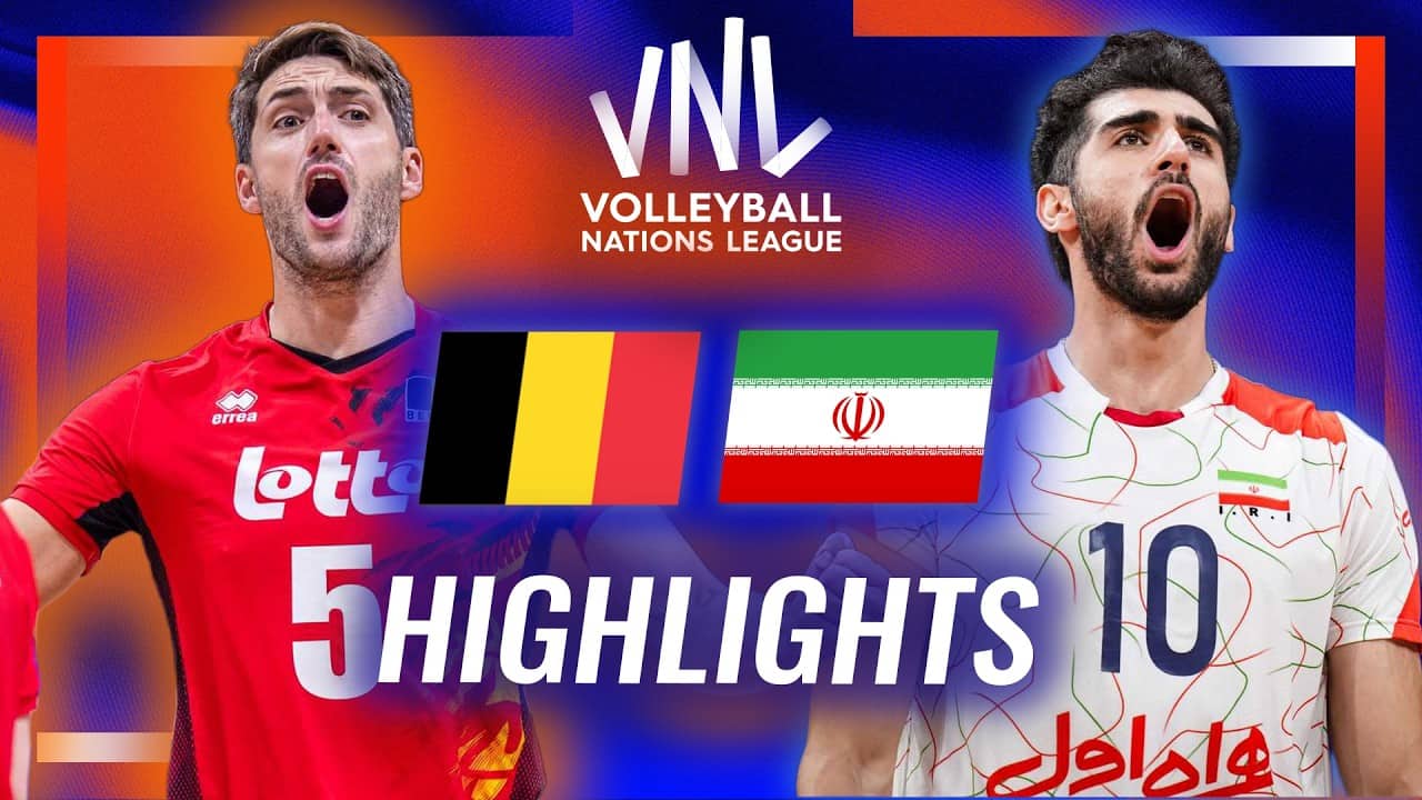Belgium 🇧🇪 vs. Iran 🇮🇷 - Highlights | Week 1 | Men's VNL 2026