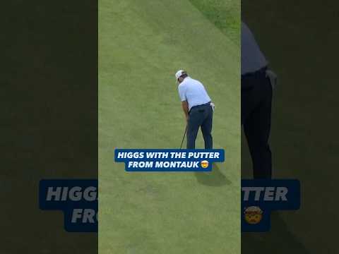 Harry Higgs Drains INSANE Long Putt From OFF the Green at Shinnecock Hills! ⛳🔥