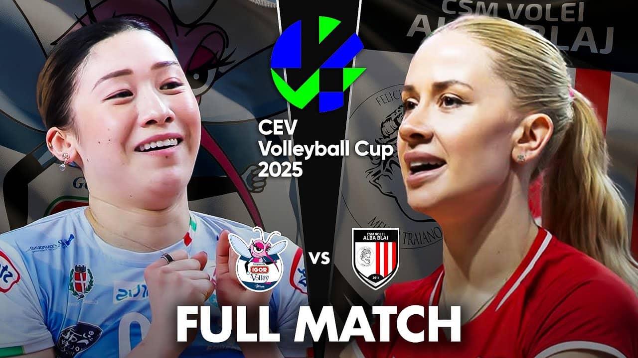 Novara 🇮🇹 vs CS Volei Alba 🇷🇴 | Full Match | CEV Volleyball Cup 2025 FINAL | Game 2