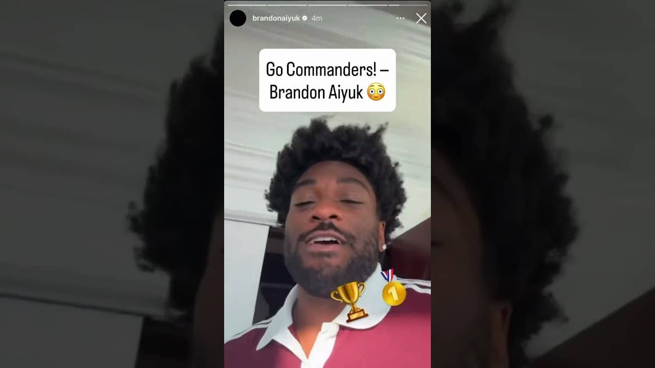 Brandon Aiyuk shared a message on social media 👀 (via brandonaiyuk/IG)