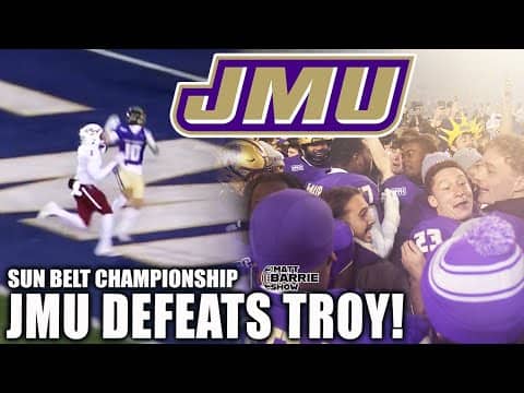 Braeden Wisloski makes AMAZING CATCH as JMU win Sun Belt Championship! | The Matt Barrie Show