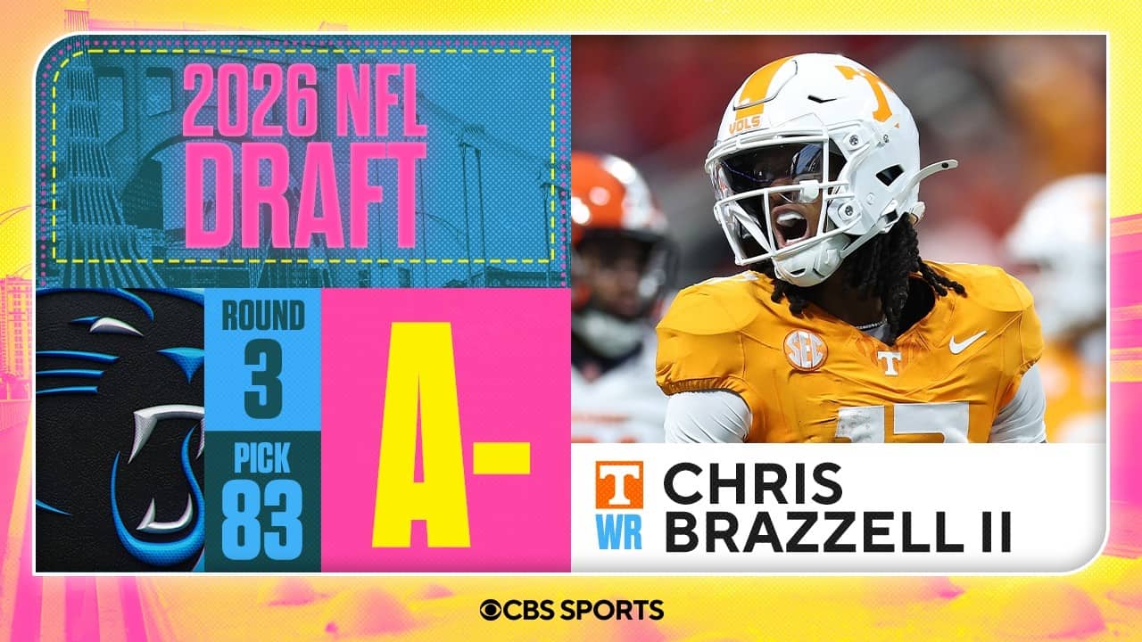 Panthers select Chris Brazzell II in Third Round | 2026 NFL Draft Grades & Reaction