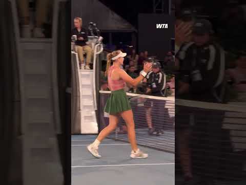 The top seed moves 🔛 #WTA #MirraAndreeva #AdelaideInternational #Tennis