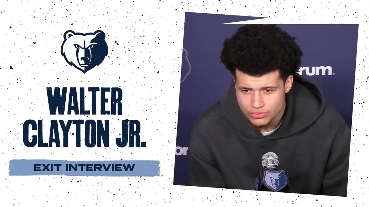 Walter Clayton Jr. | 2025-26 Grizzlies Exit Interviews