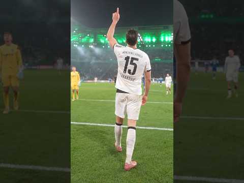 Haris Tabaković setzt den Deckel drauf 😍🖤🤍💚 #dieFohlen #borussia #dfbpokal