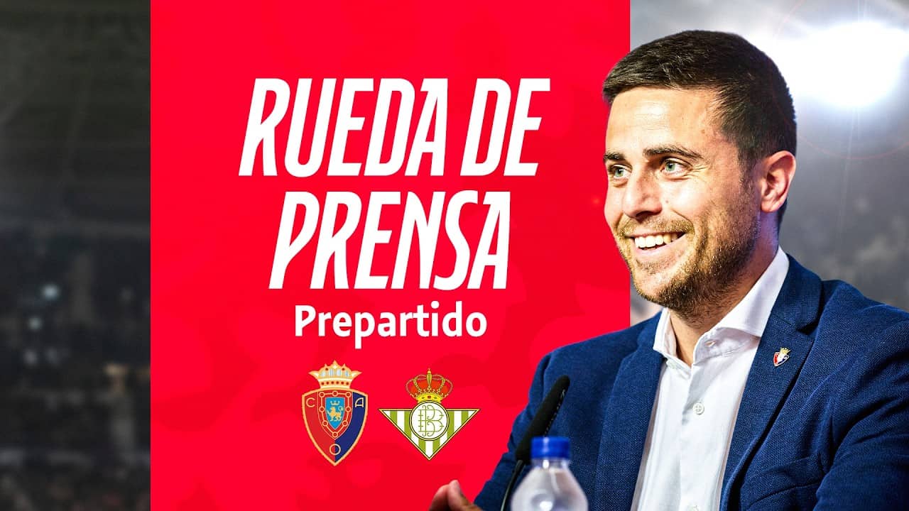 Rueda de prensa de Alessio Lisci prepartido Osasuna - Real Betis | Club Atlético Osasuna