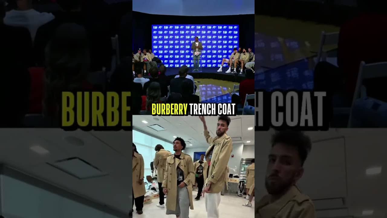 SGA on gifting his team trench coats: “They all fit… except for Chet's 😅”