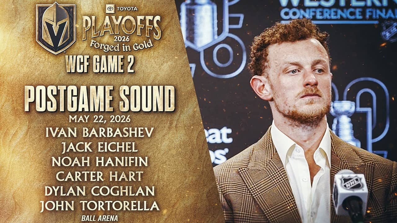🎥 WCF G2 POSTGAME SOUND: Barbashev, Eichel, Hanifin, Hart, Coghlan & Tortorella
