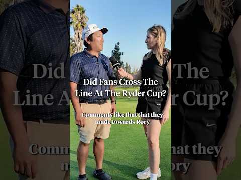 What did you think of the fan behavior at Bethpage Black? 🤔