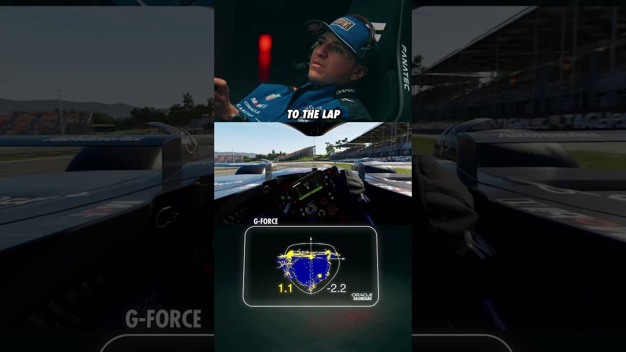 Get ready for the #BarcelonaGP with a virtual lap! 🎮 #F1 #RedBullRacing