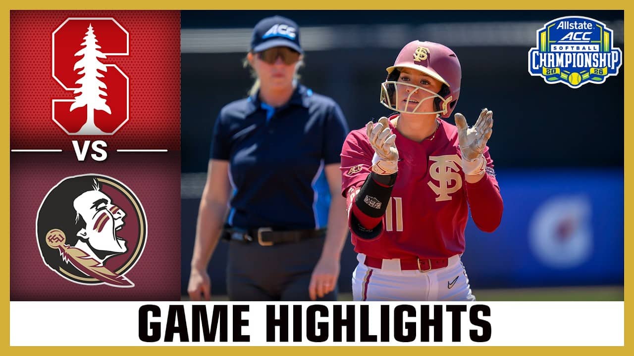 Stanford vs. Florida State Game Highlights | 2026 ACC Softball