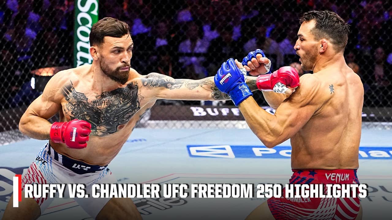 UFC Freedom 250 Highlights: Mauricio Ruffy vs. Michael Chandler | ESPN MMA