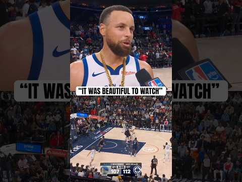 Steph Curry on Al Horford turning back the clock