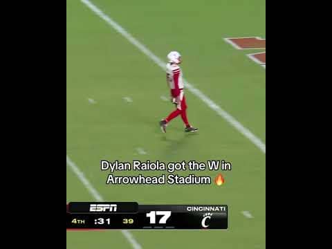 Dylan Raiola gets the W in Arrowhead 🔥