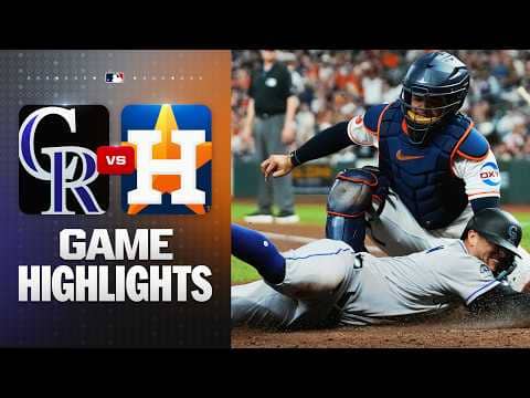 Rockies vs. Astros Game Highlights (4/16/26) | MLB Highlights