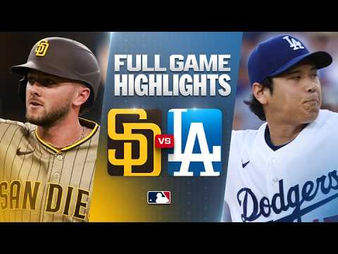 PADRES vs. DODGERS: Official Full Game Highlights (July 3) | 2026 MLB Season
