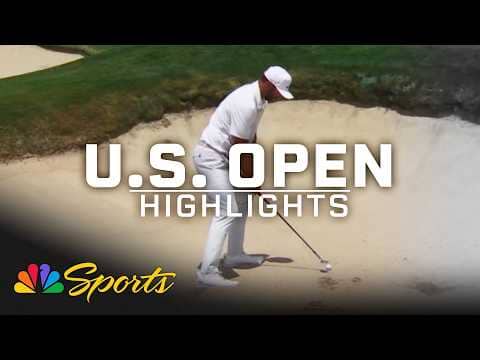 Dustin Johnson in freefall at U.S. Open after quad on No. 15 | Golf on NBC Sports