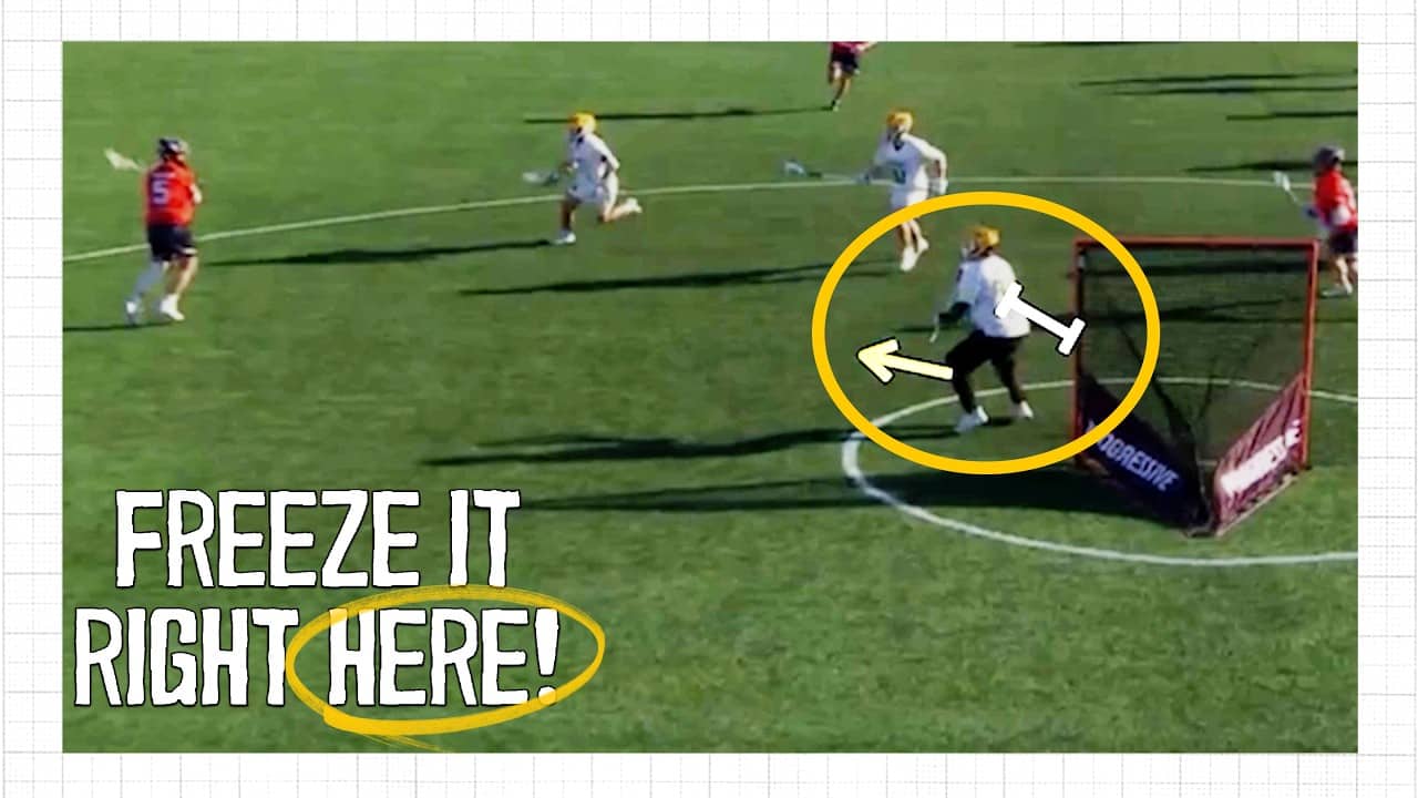 How Dillon Ward's High-Arc Style Confuses Attackmen | Freeze it Right Here