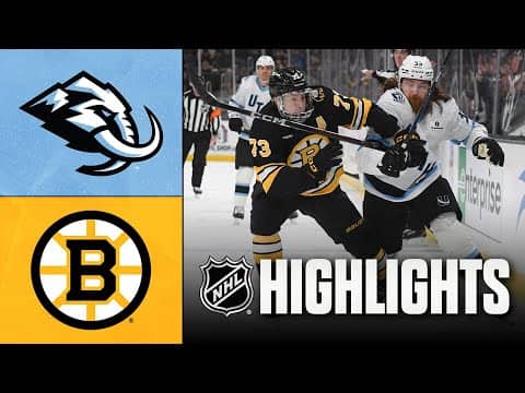 Mammoth vs. Bruins | NHL Highlights | December 16, 2025