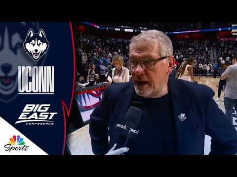 Geno Auriemma credits UConn's defense in win over Creighton | Big East Women's Basketball Tournament