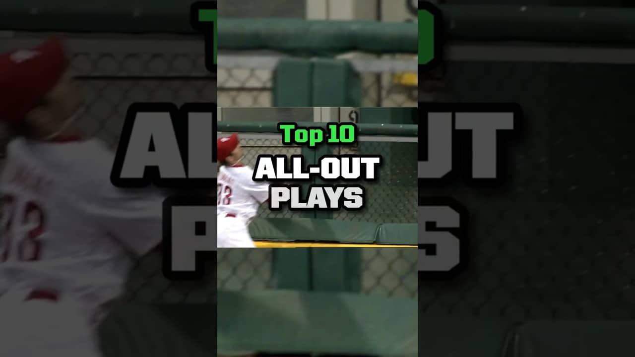 Top 10 ALL-OUT Plays in MLB History!