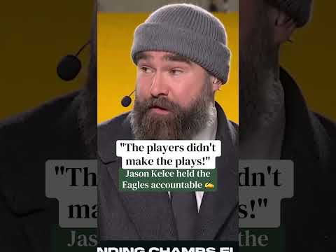 Jason Kelce reacts to the Eagles’ loss vs. the 49ers 😯