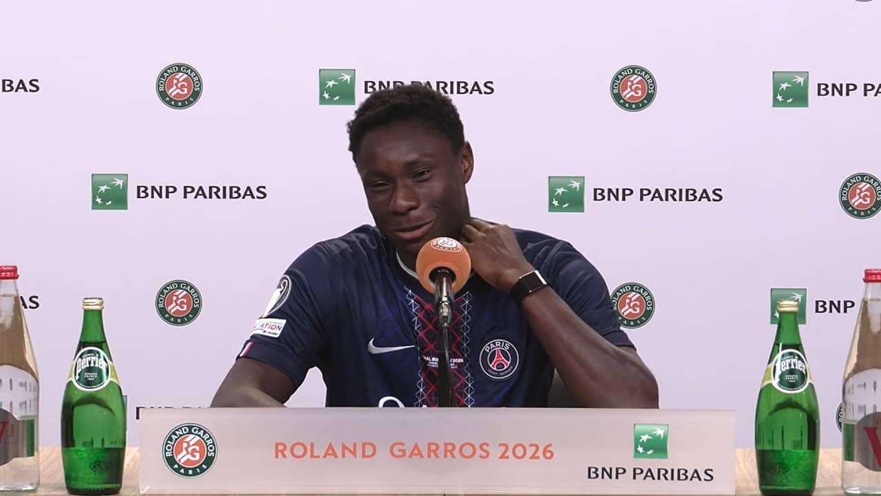 Roland-Garros 2026 - Moise Kouame : "I didn't feel cramps almost at all"