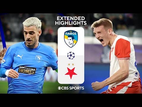 Pafos FC vs. Slavia Praha: Extended Highlights | UCL League Phase MD 8 | CBS Sports Golazo