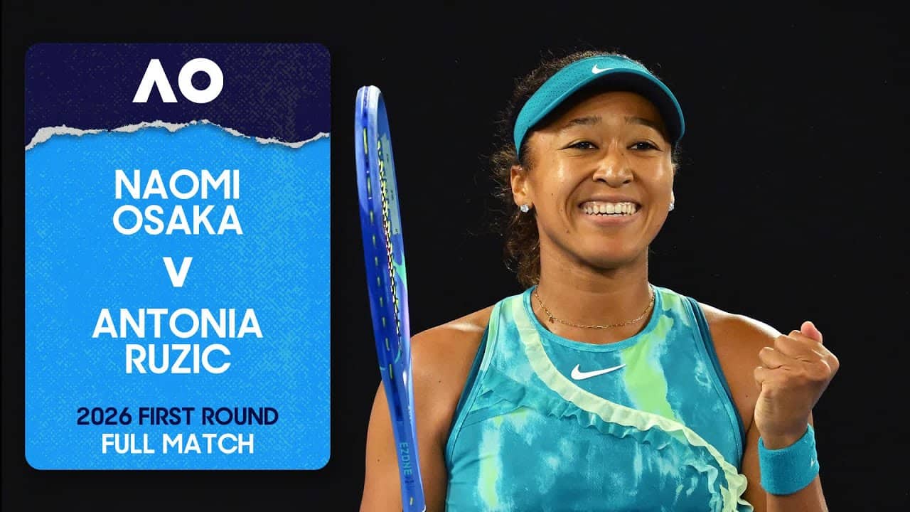 Naomi Osaka v Antonia Ruzic Full Match | Australian Open 2026 First Round