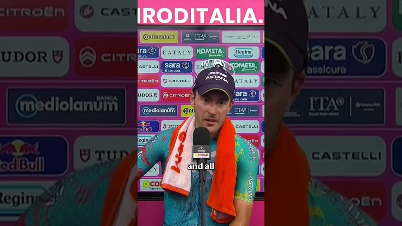 A special day for Alberto Bettiol at the Giro 🫶