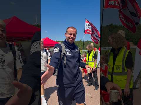Angekommen beim Clubpartnertestspiel in Pfeddersheim 🤝