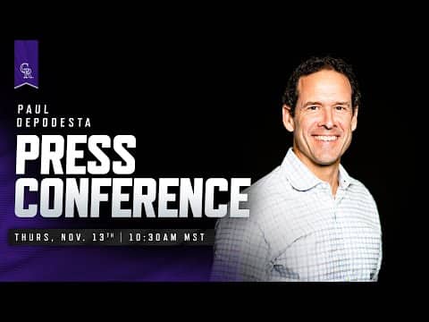 Paul DePodesta Introductory Press Conference