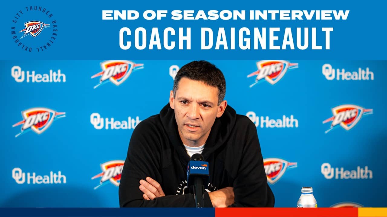 Head Coach Mark Daigneault | 2025-26 End-of-Season Interviews | OKC Thunder