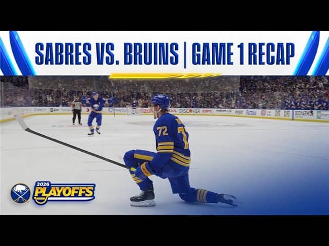 Buffalo Sabres Defeat Boston Bruins 4-3 In Game 1 Of 2026 Stanley Cup Playoffs